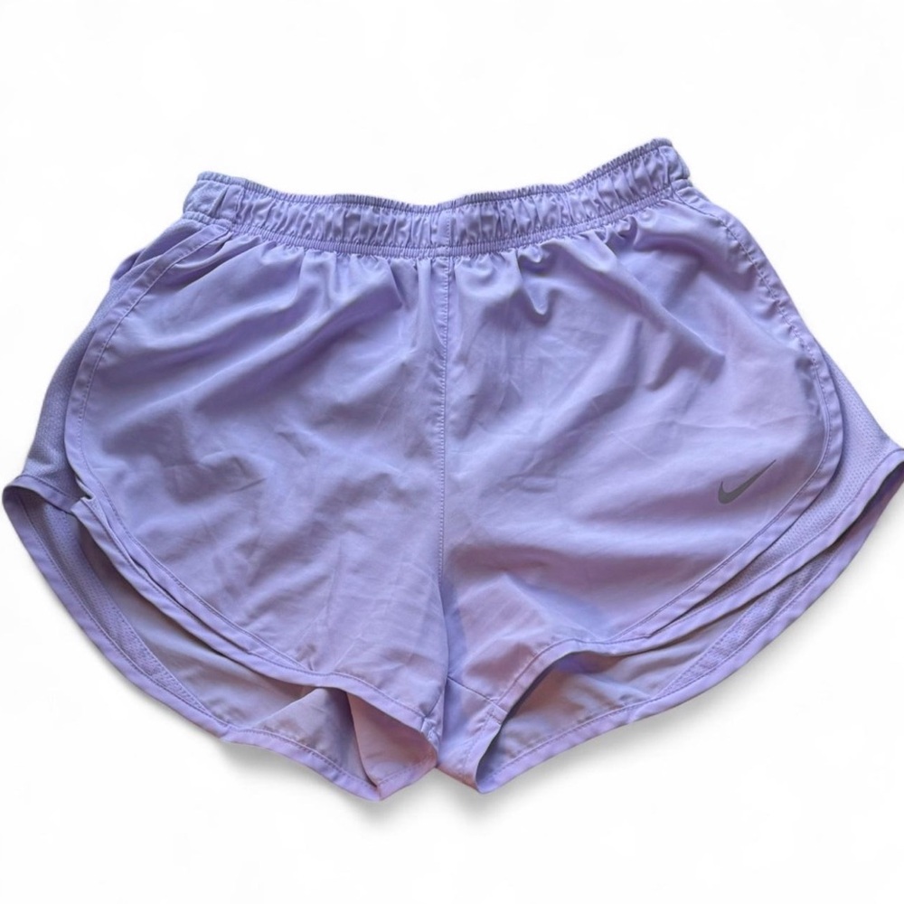 Nike Dri-FIT Tempo Running Shorts Lavender Purple Medium Athletic Dolphin Hem - Picture 5 of 10